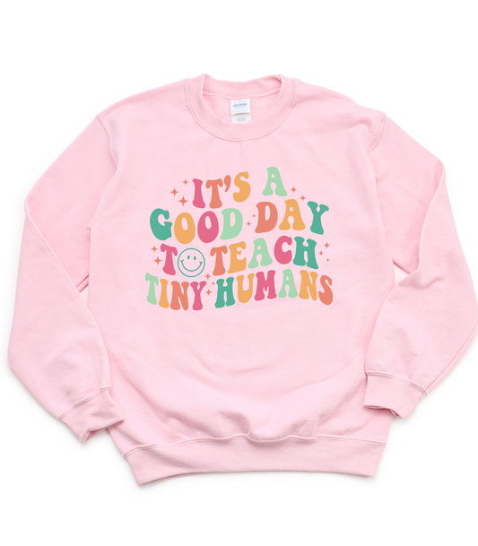 IT'S A GOOD DAY TO TEACH TINY HUMANS