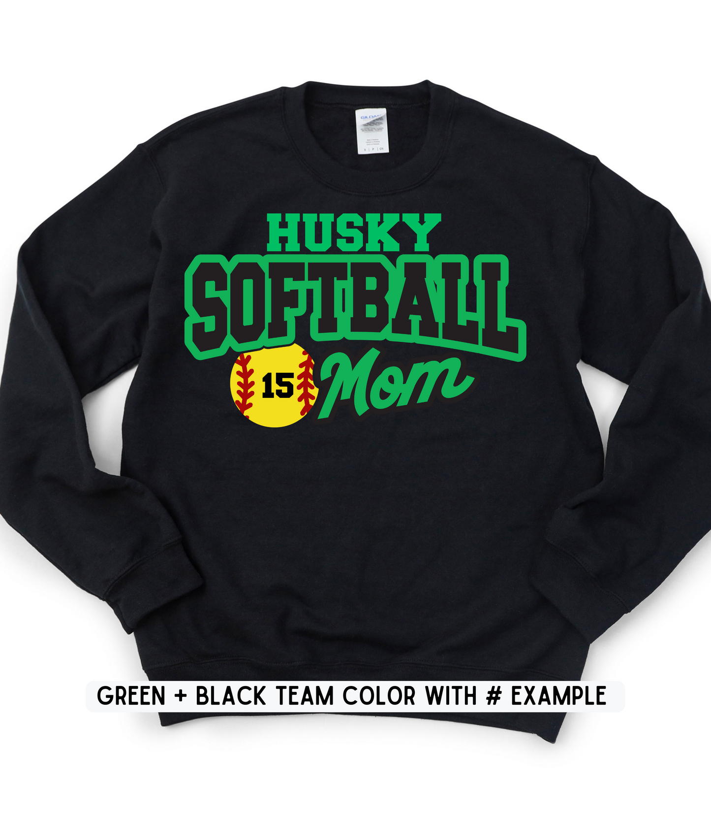 ADULT CUSTOMIZABLE SOFTBALL MOM CREWNECK