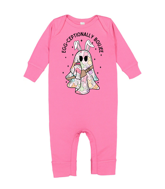 INFANT EGG-CEPTIONALLY BOUJEE ROMPER