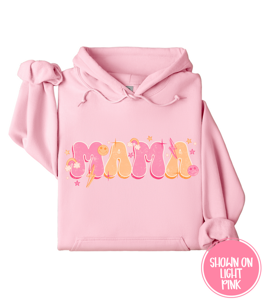MAMA RETRO SMILEY - CREWS + HOODIES