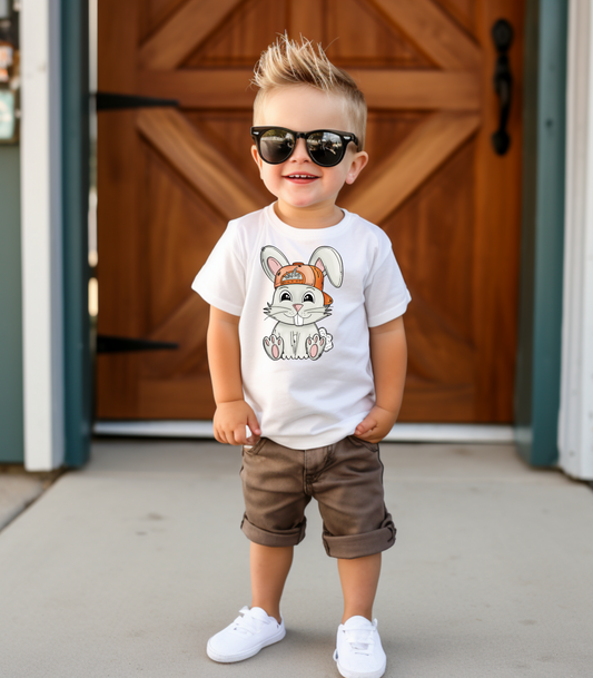 KIDS EASTER BUNNY HAT TEE