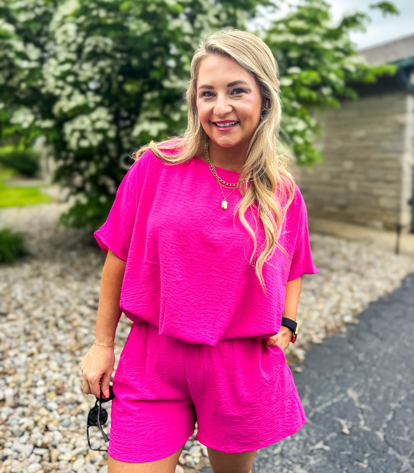 GET YOUR PINK BACK AIR FLOW TUNIC TOP