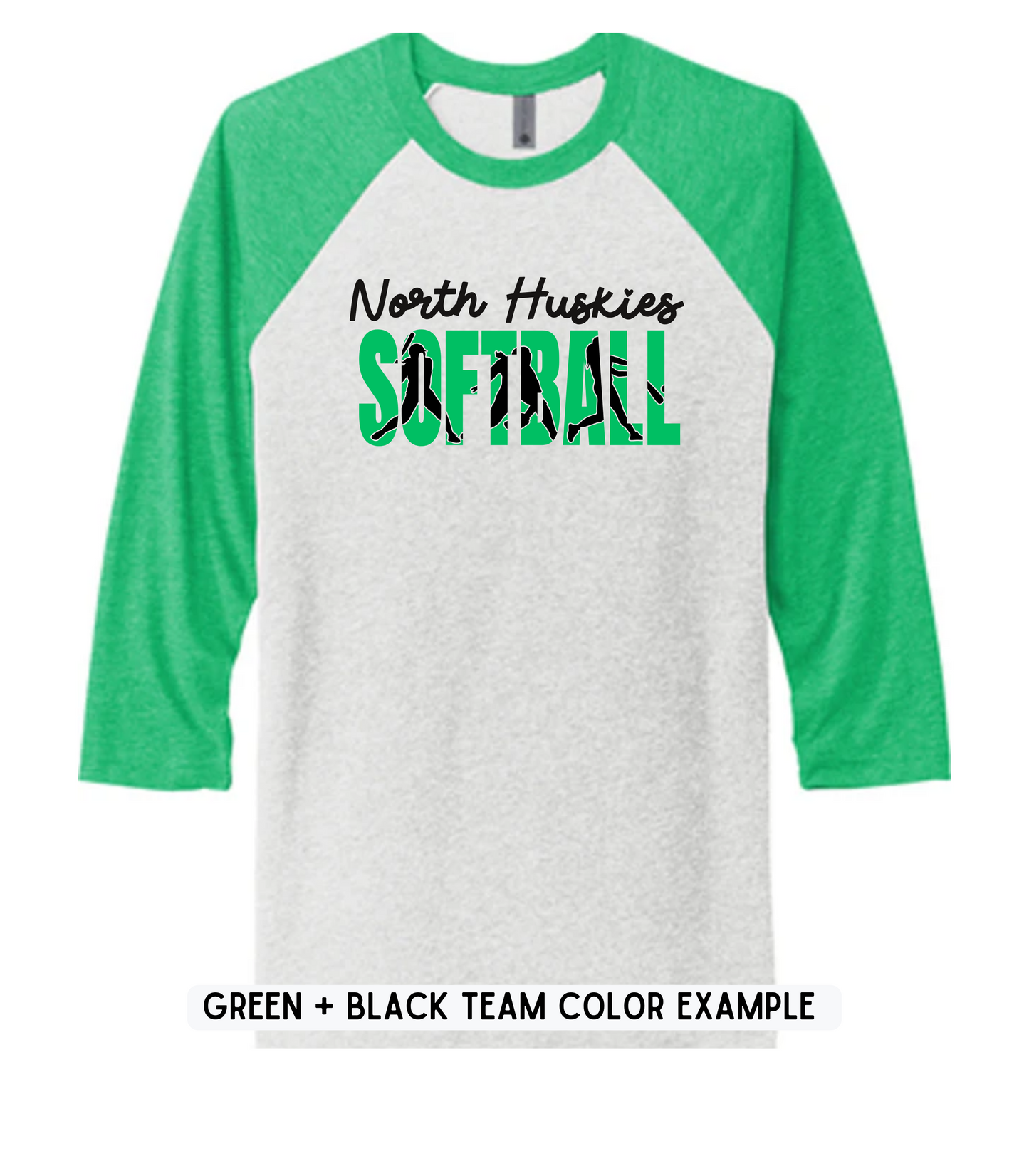 ADULT CUSTOMIZABLE SOFTBALL KNOCKOUT TEE OPTIONS