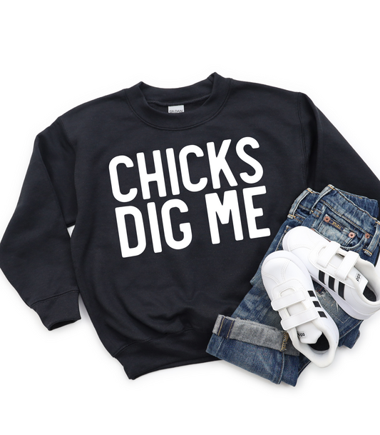 KIDS CHICKS DIG ME CREW