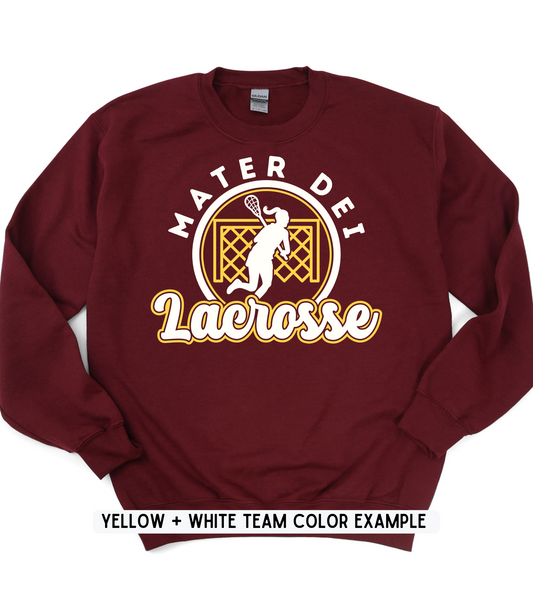 ADULT CUSTOMIZABLE ARC LACROSSE CREWNECK