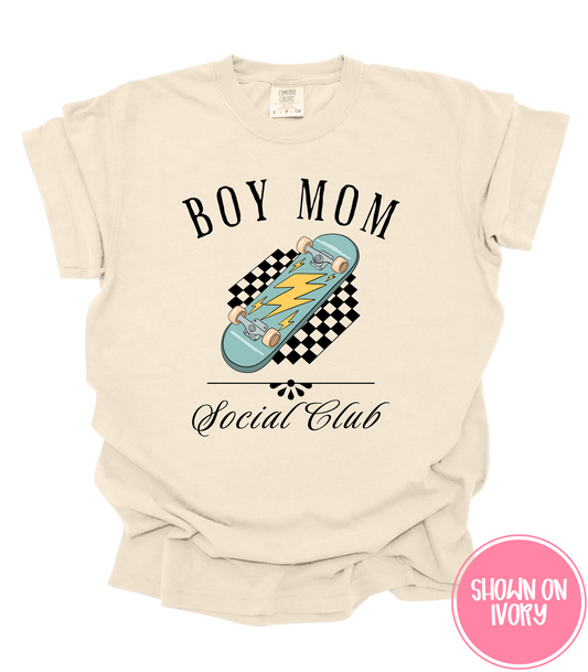 BOY MOM SOCIAL CLUB - TEE, TANKS + LONG SLEEVE TEE