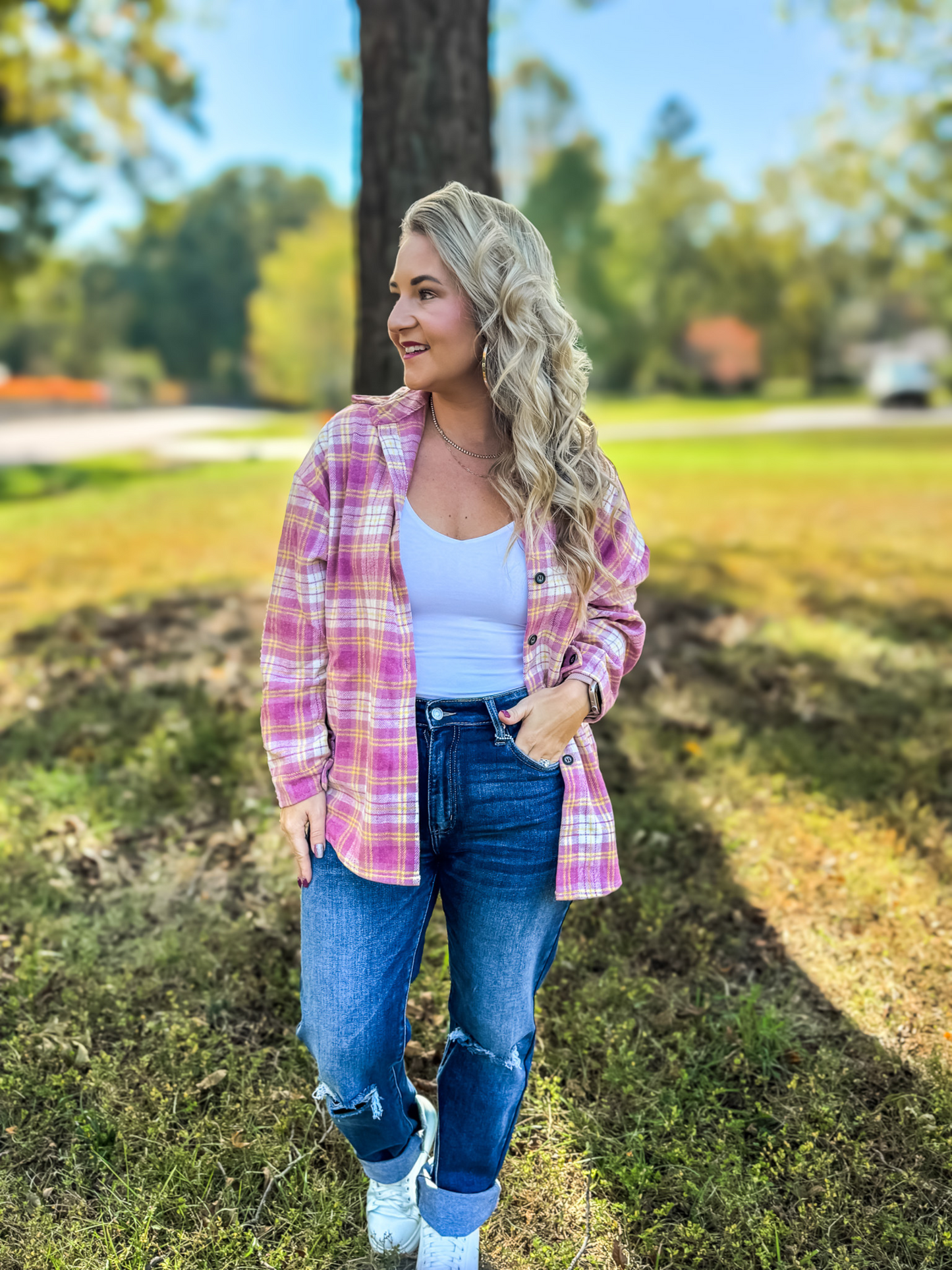 ALL THE GOOD FLANNEL SHACKET - FINAL SALE