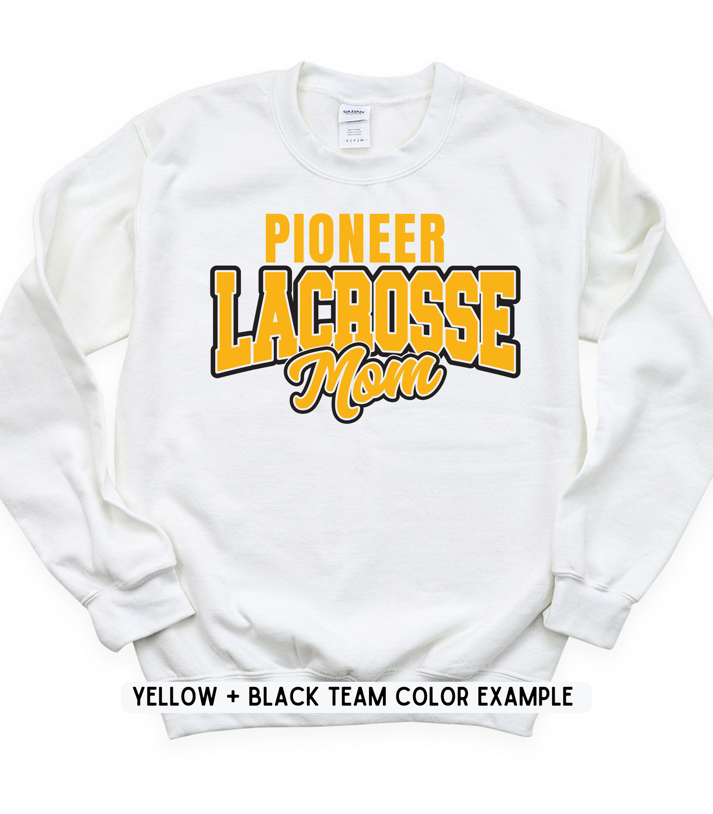 ADULT CUSTOMIZABLE LACROSSE MOM CREWNECK