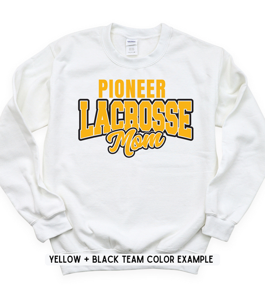 ADULT CUSTOMIZABLE LACROSSE MOM CREWNECK