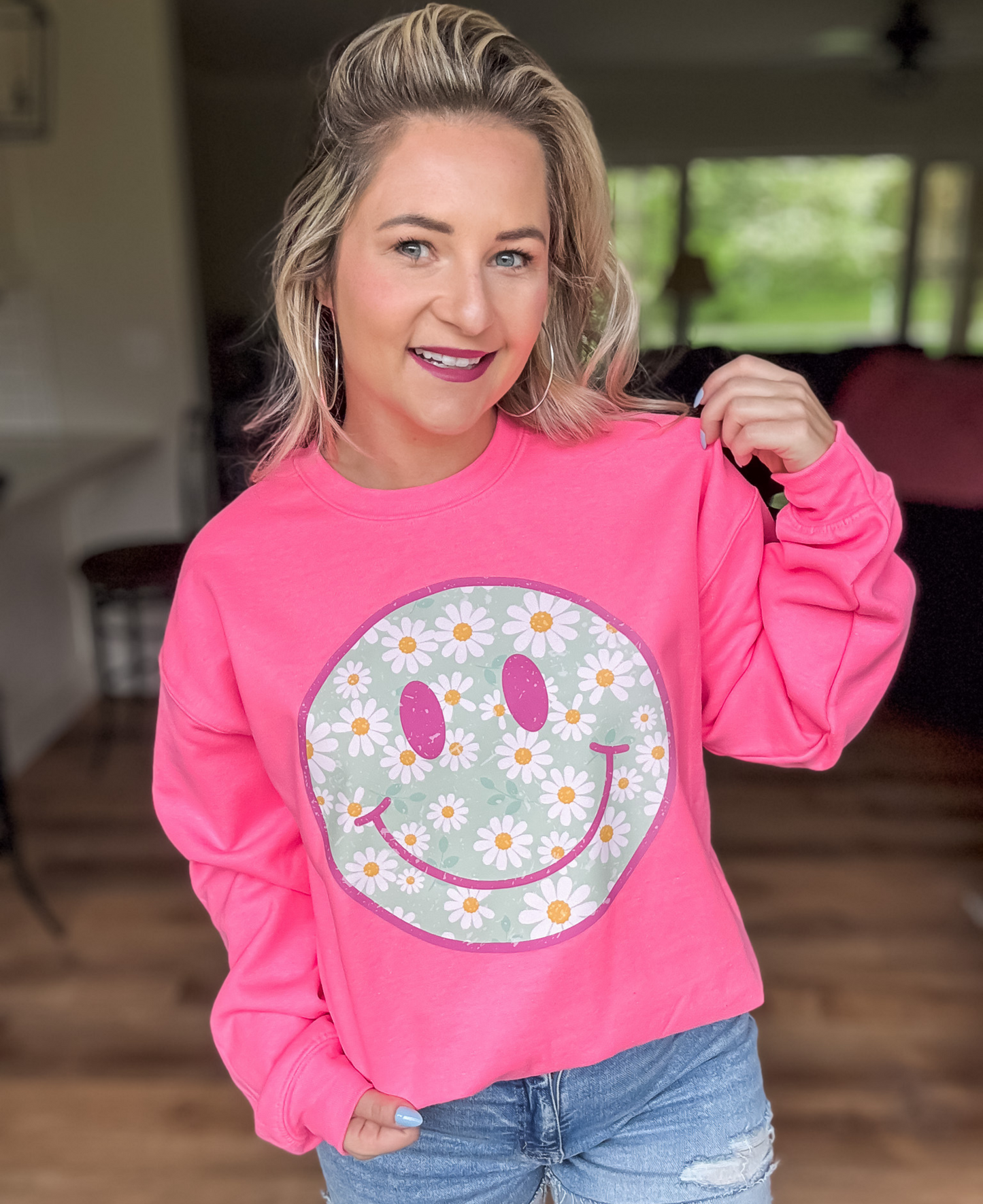 FLORAL SUMMER SMILEY ADULT