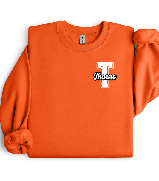 THORNE FRONT + BACK LIONS BLOCK (white T front) - SWEATSHIRT OPTIONS