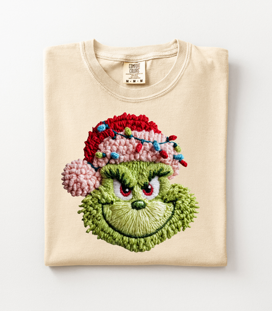 FAUX YARN GRINCH - TEES + LONG SLEEVE TEES