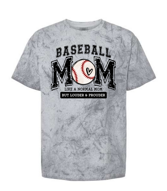 LOUD AND PROUD BASEBALL MOM TEE OPTIONS