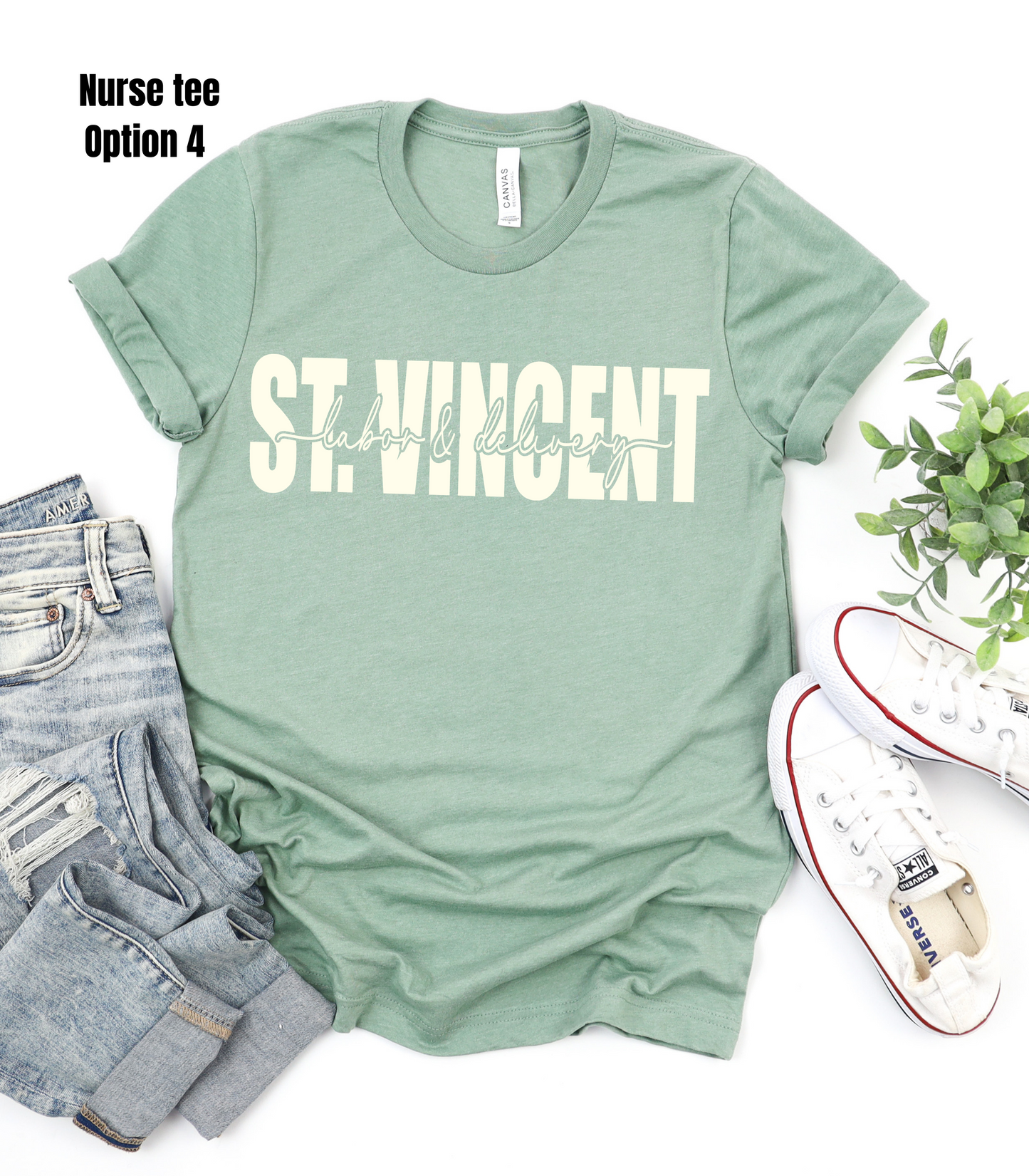 ST. VINCENT NURSE TEE OPTIONS