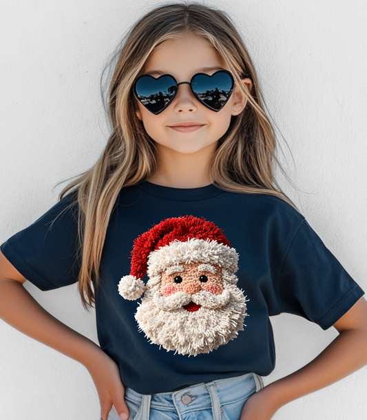 YOUTH FAUX YARN SANTA - TODDLER & YOUTH TEES