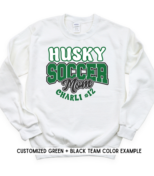 SOCCER MOM CUSTOMIZABLE CREWNECK