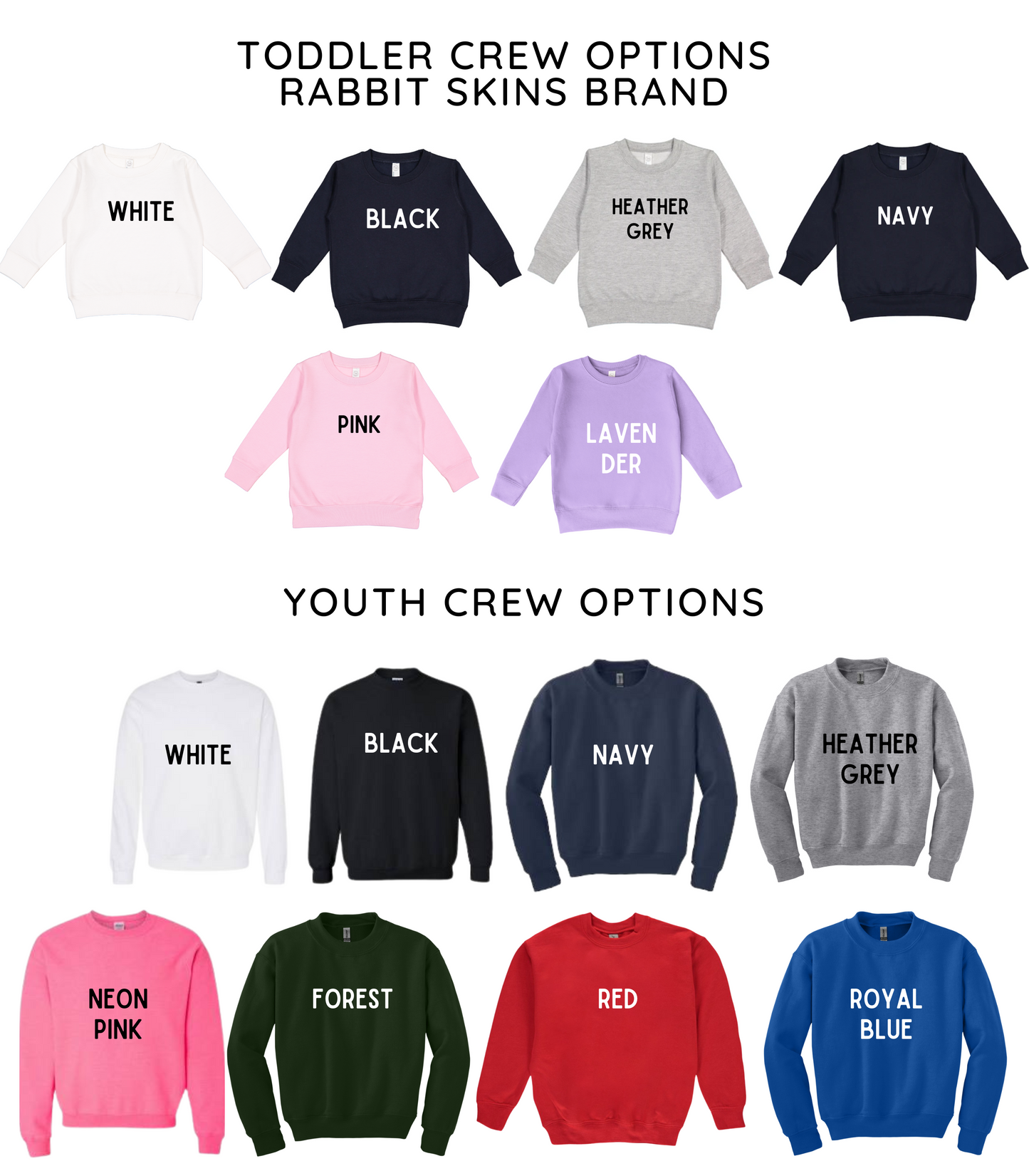 EGG HUNTING CREW TEE/CREW - TODDLER/YOUTH