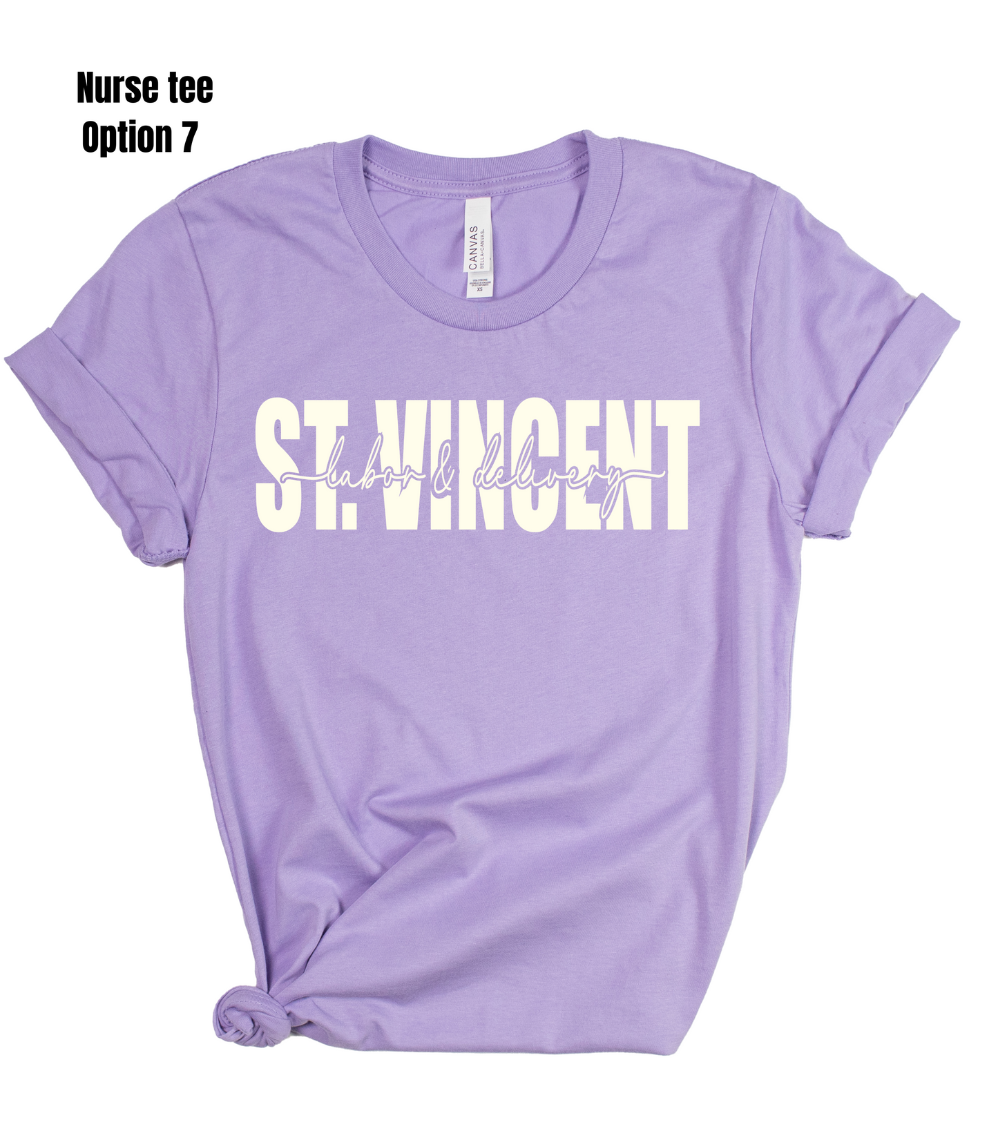 ST. VINCENT NURSE TEE OPTIONS