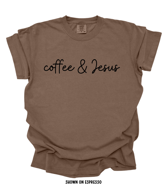 MINIMALIST COFFEE + JESUS PJ EXCLUSIVE - TEE/CREW