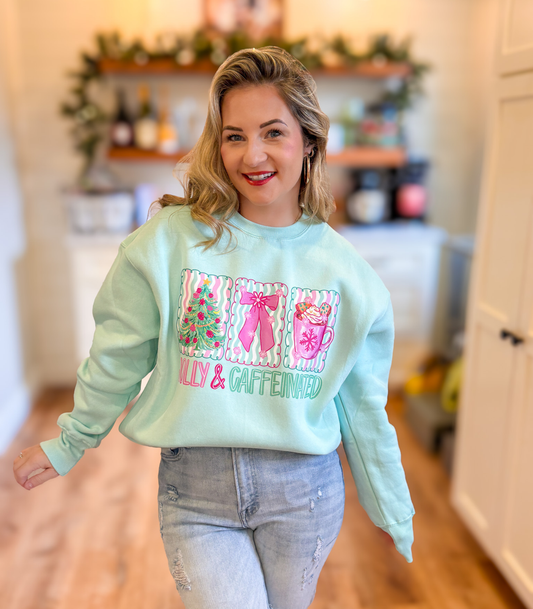 JOLLY & CAFFEINATED - SWEATSHIRT OPTIONS