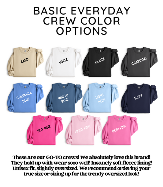 CAFFEINATED MOMS CLUB - CREWS + HOODIES