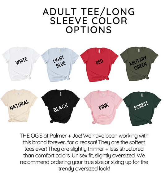 FAUX FABRIC MERRY - TEES + LONG SLEEVE TEES