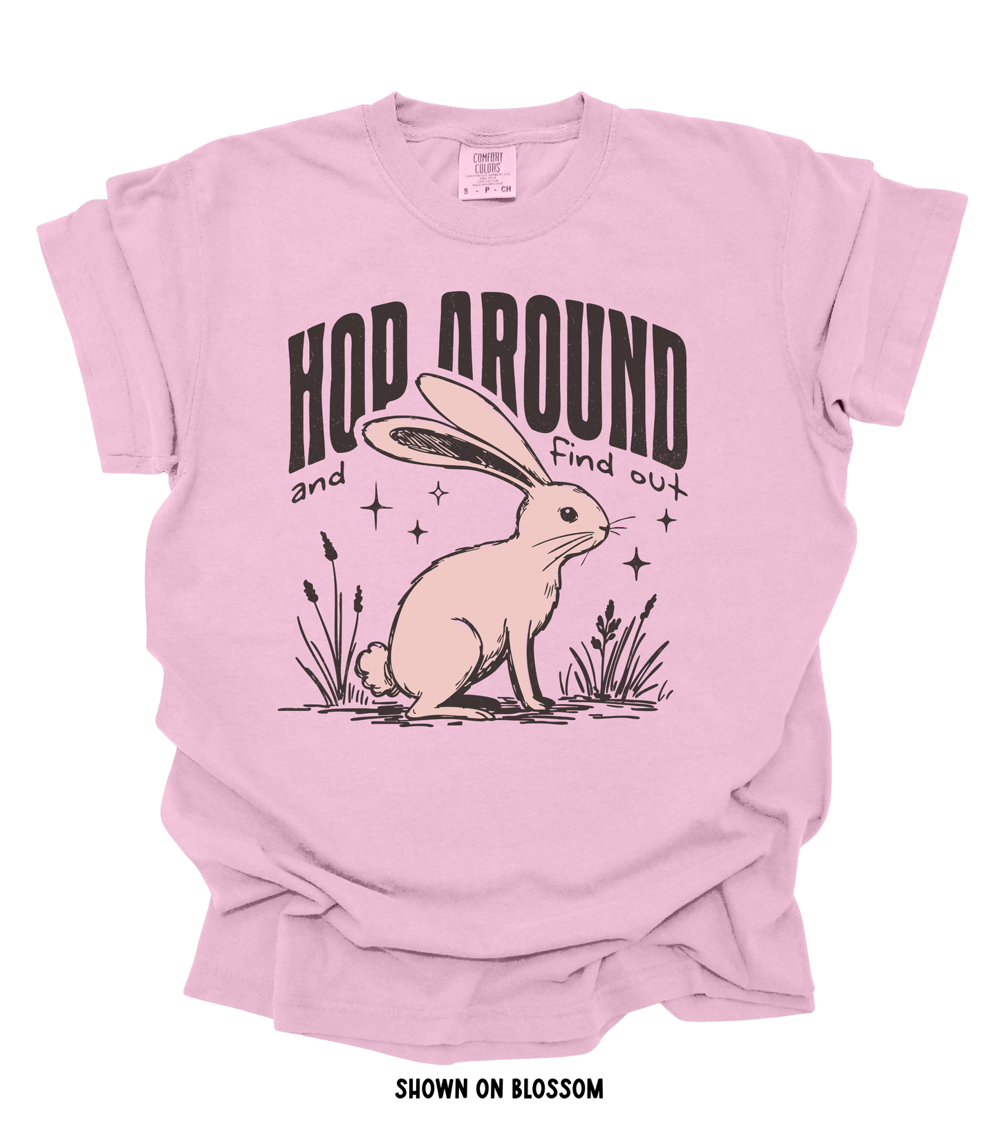 HOP AROUND AND FIND OUT TEE/CREW