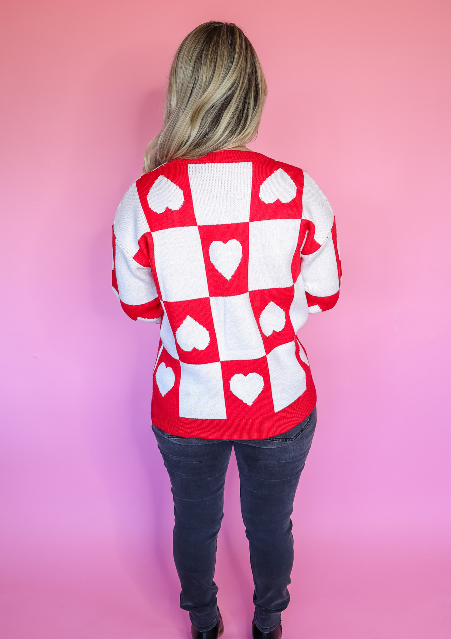 LOVER HEART TRENDY SWEATER - FINAL SALE