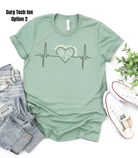 SURGICAL TECH TEE OPTIONS