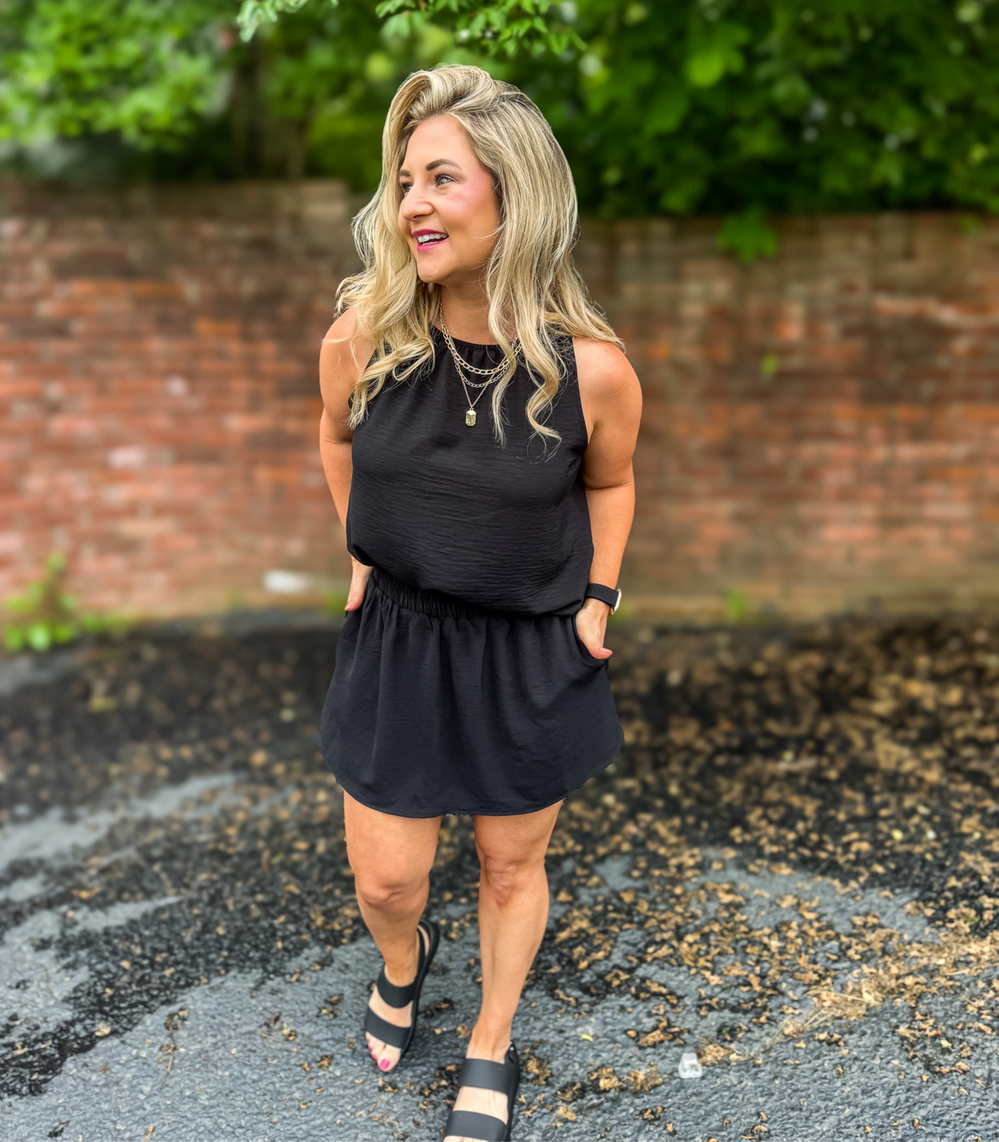 BROOKLYN AIRFLOW SKORT - BLACK