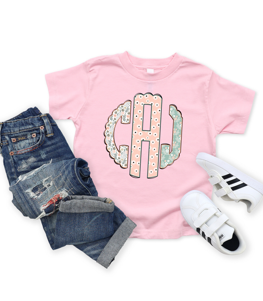 CUSTOM EASTER/SPRING MONOGRAM TODDLER/YOUTH