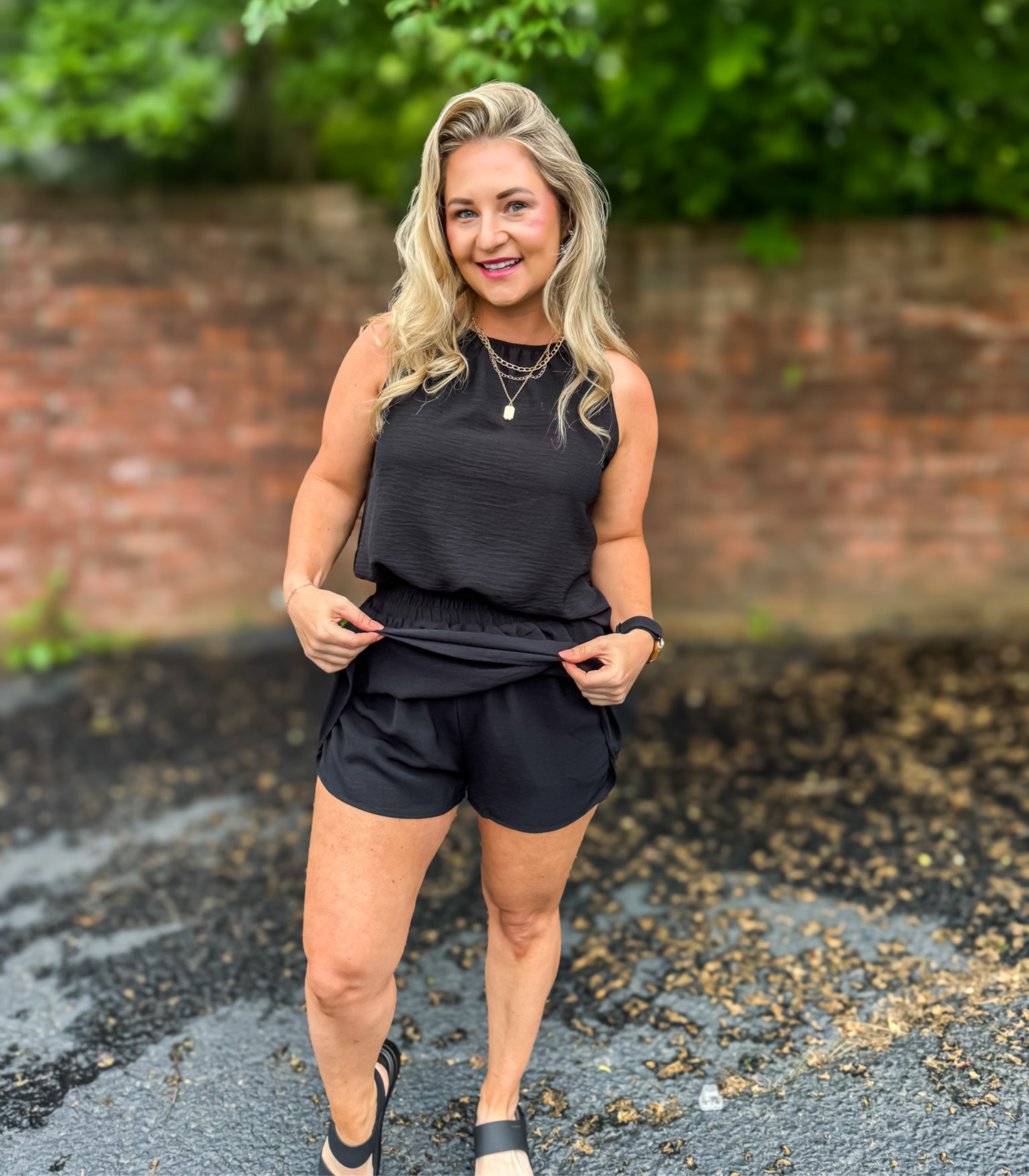 BROOKLYN AIRFLOW SKORT - BLACK