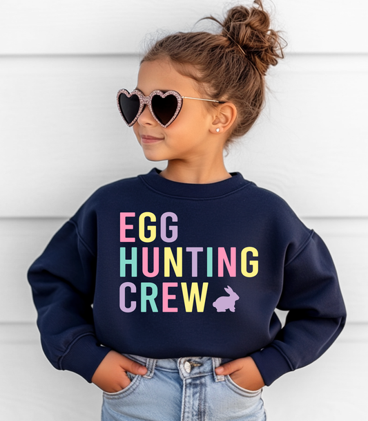 EGG HUNTING CREW TEE/CREW - TODDLER/YOUTH