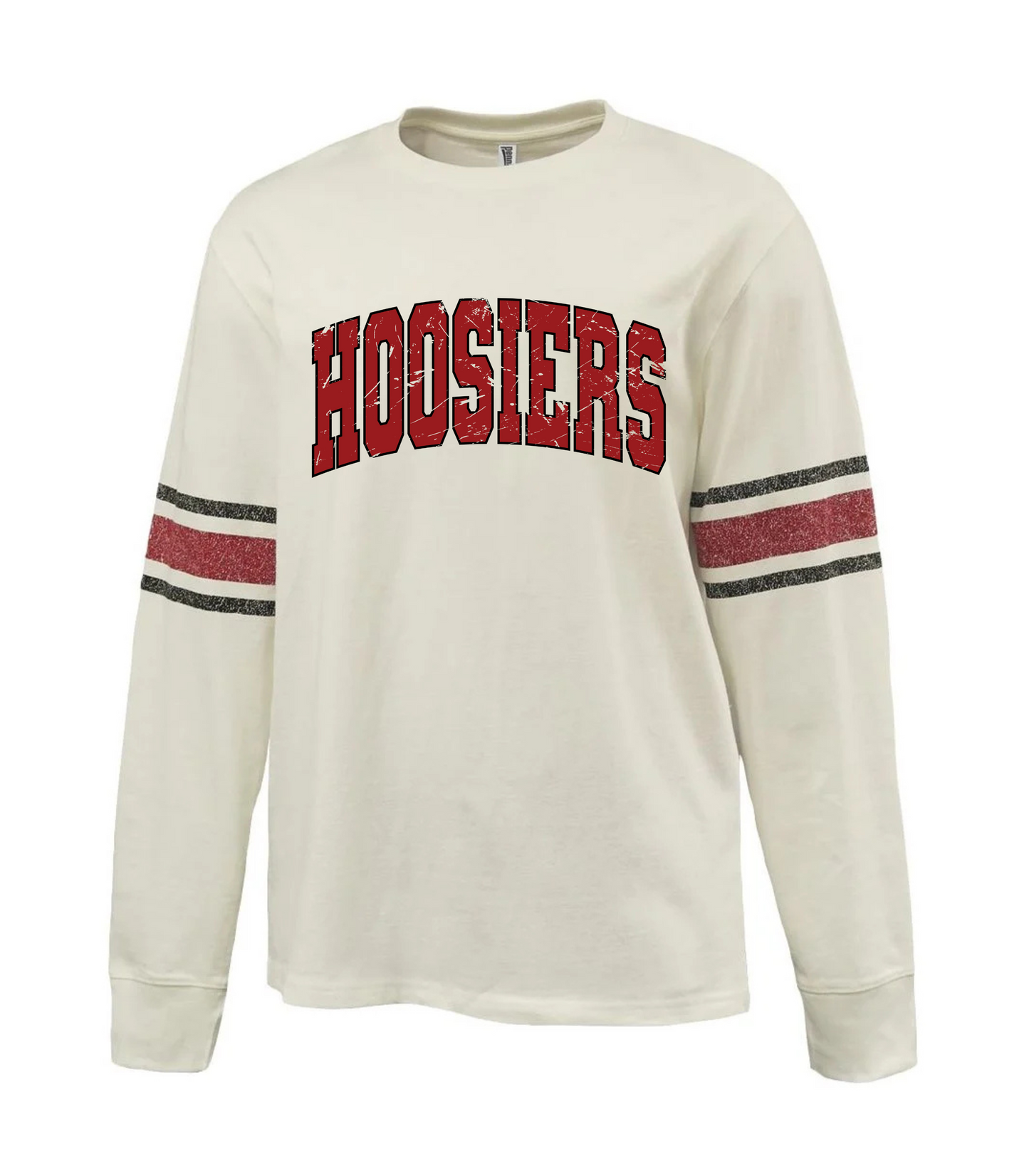 RETRO ARM STRIPES COTTON CREW