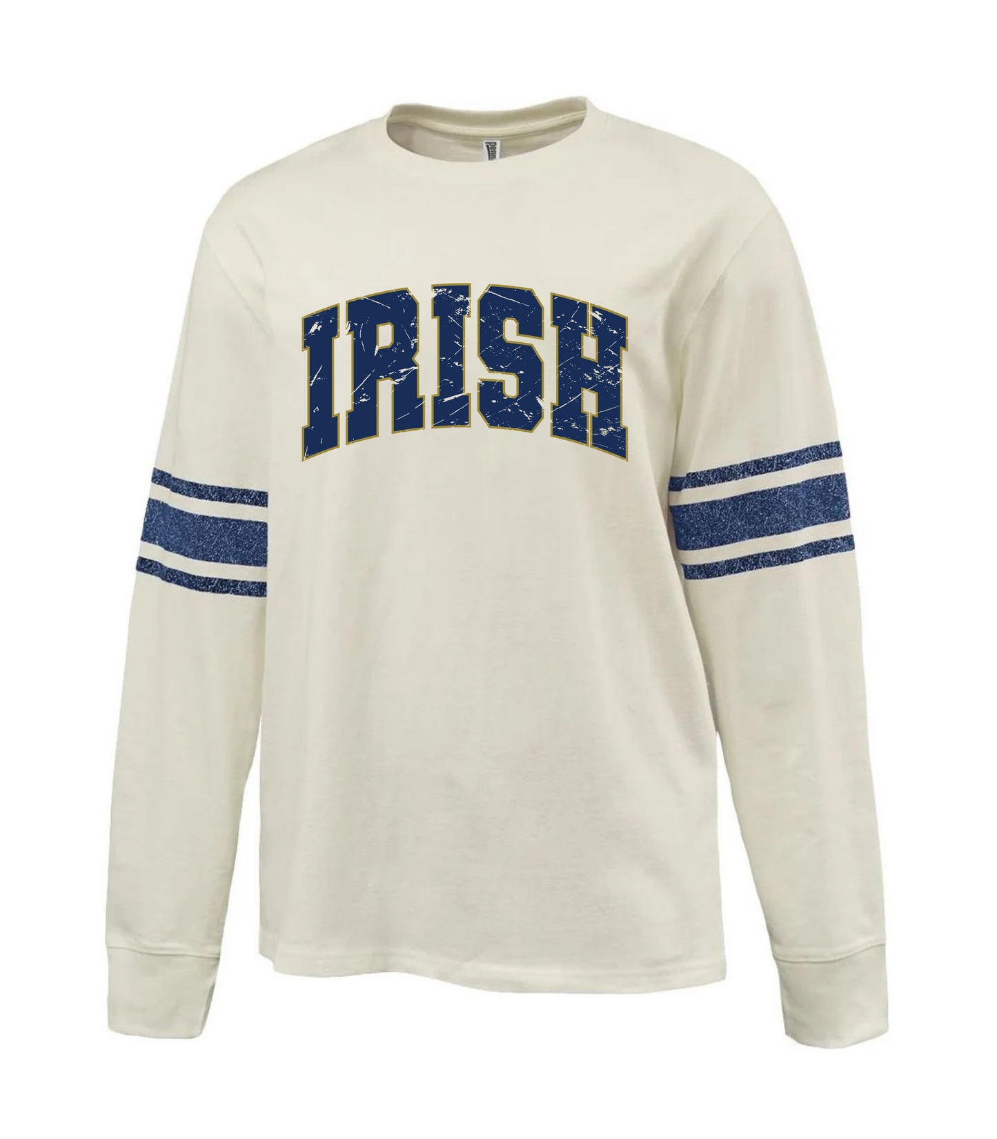RETRO ARM STRIPES COTTON CREW