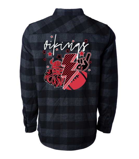 VIKINGS MASCOT BLAST FLANNEL