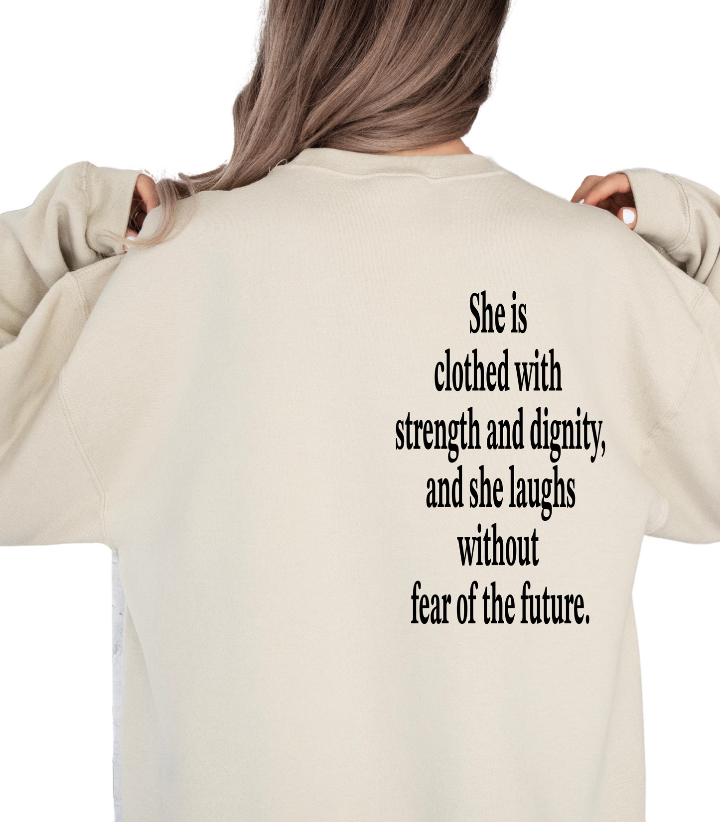 SHE IS CLOTHED IN STRENGTH AND DIGNITY PJ EXCLUSIVE