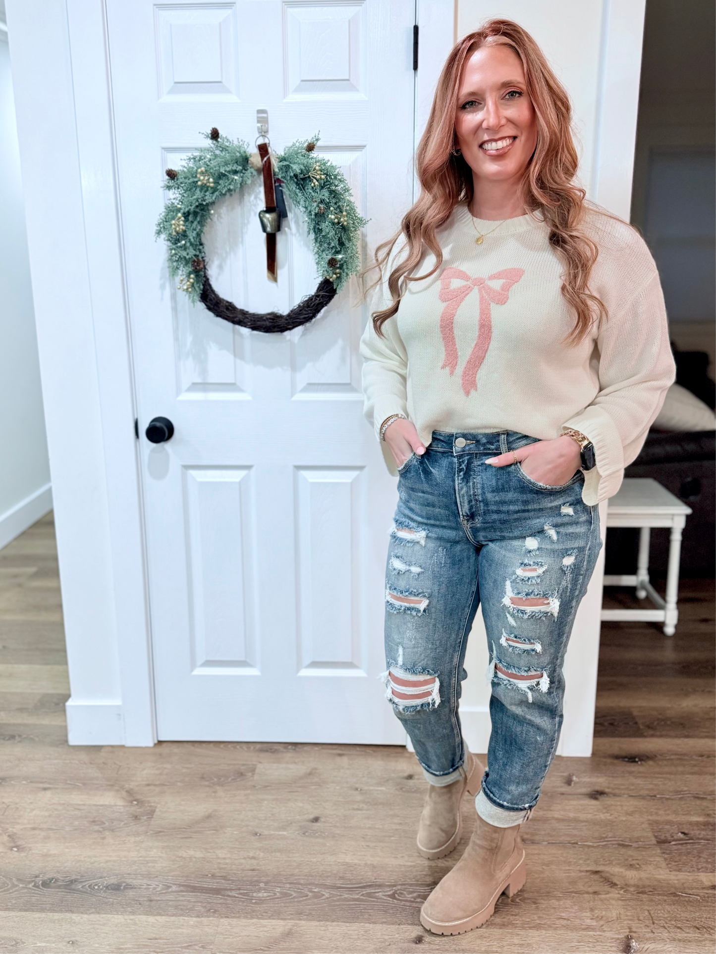 RISEN - VANNA HIGH RISE BOYFRIEND JEANS