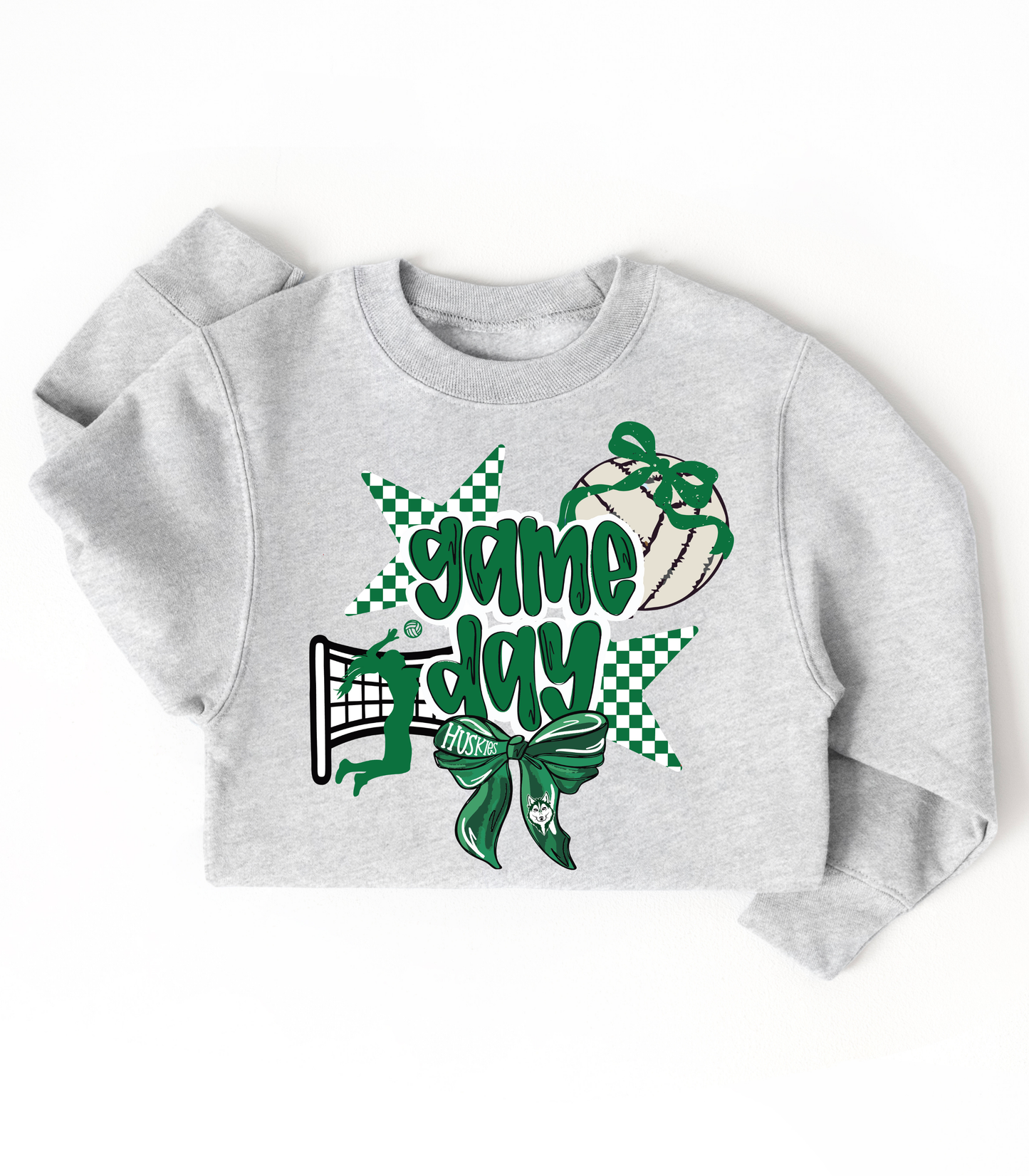 CUSTOM GAME DAY VOLLEYBALL COLLAGE - TODDLER/YOUTH