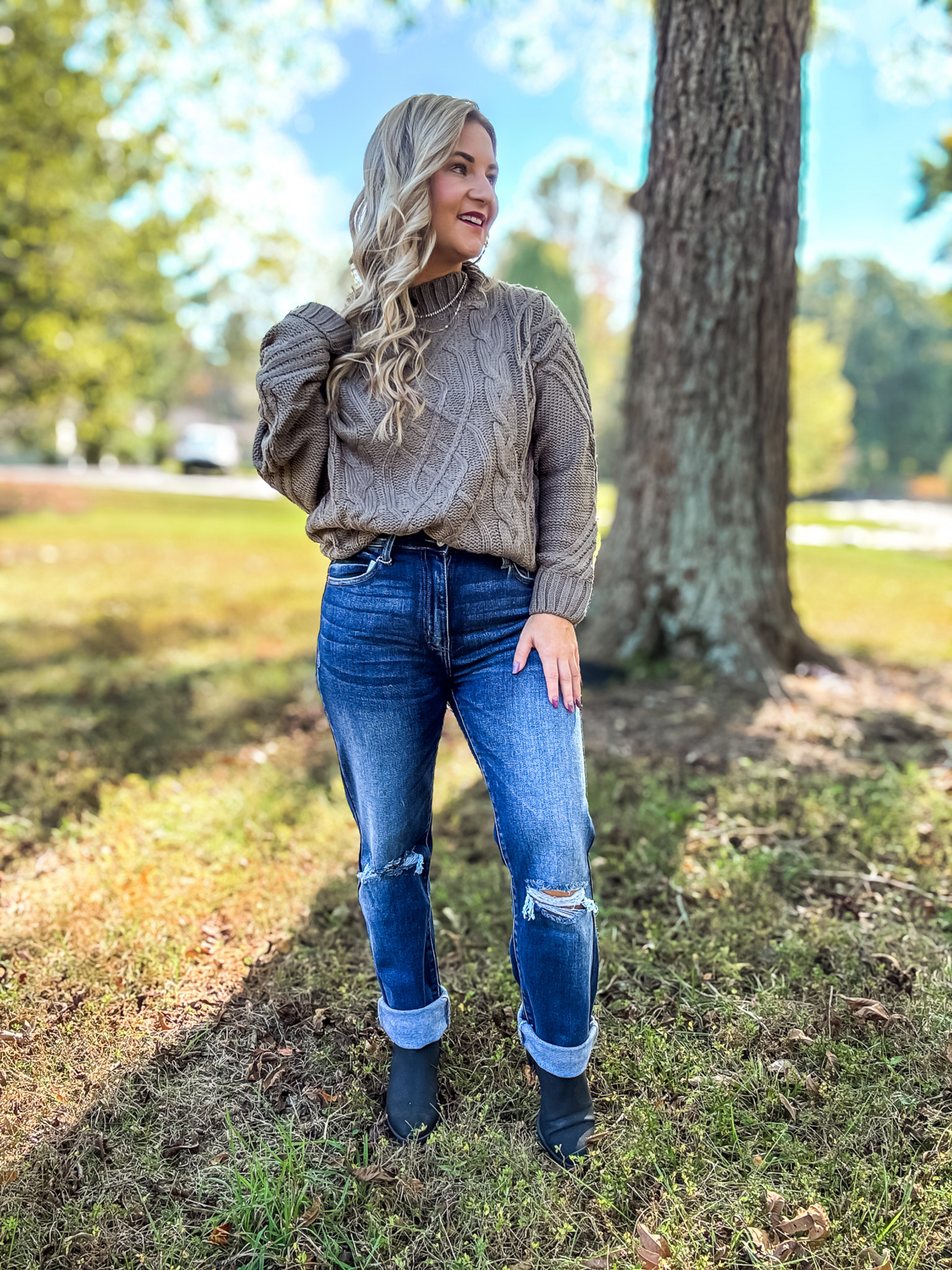ASHTON HIGH WAISTED DISTRESSED STRAIGHT JEAN - ARTEMIS VINTAGE - FINAL SALE