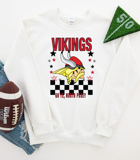 VIKING CHECKERED MOTTO