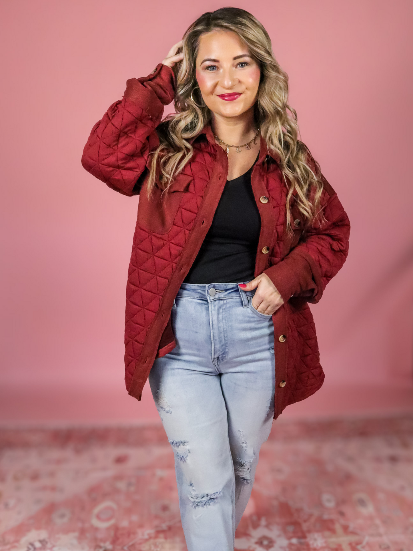 PROVE ME RIGHT OVERSIZED QUILTED SHACKET - FINAL SALE