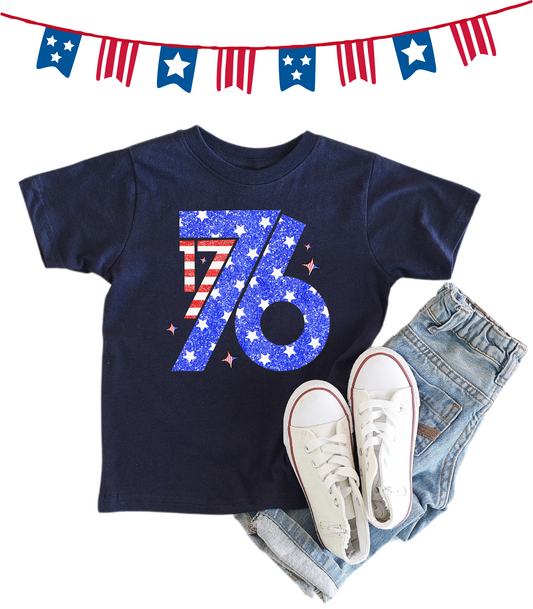FAUX GLITTER 1776 KIDS