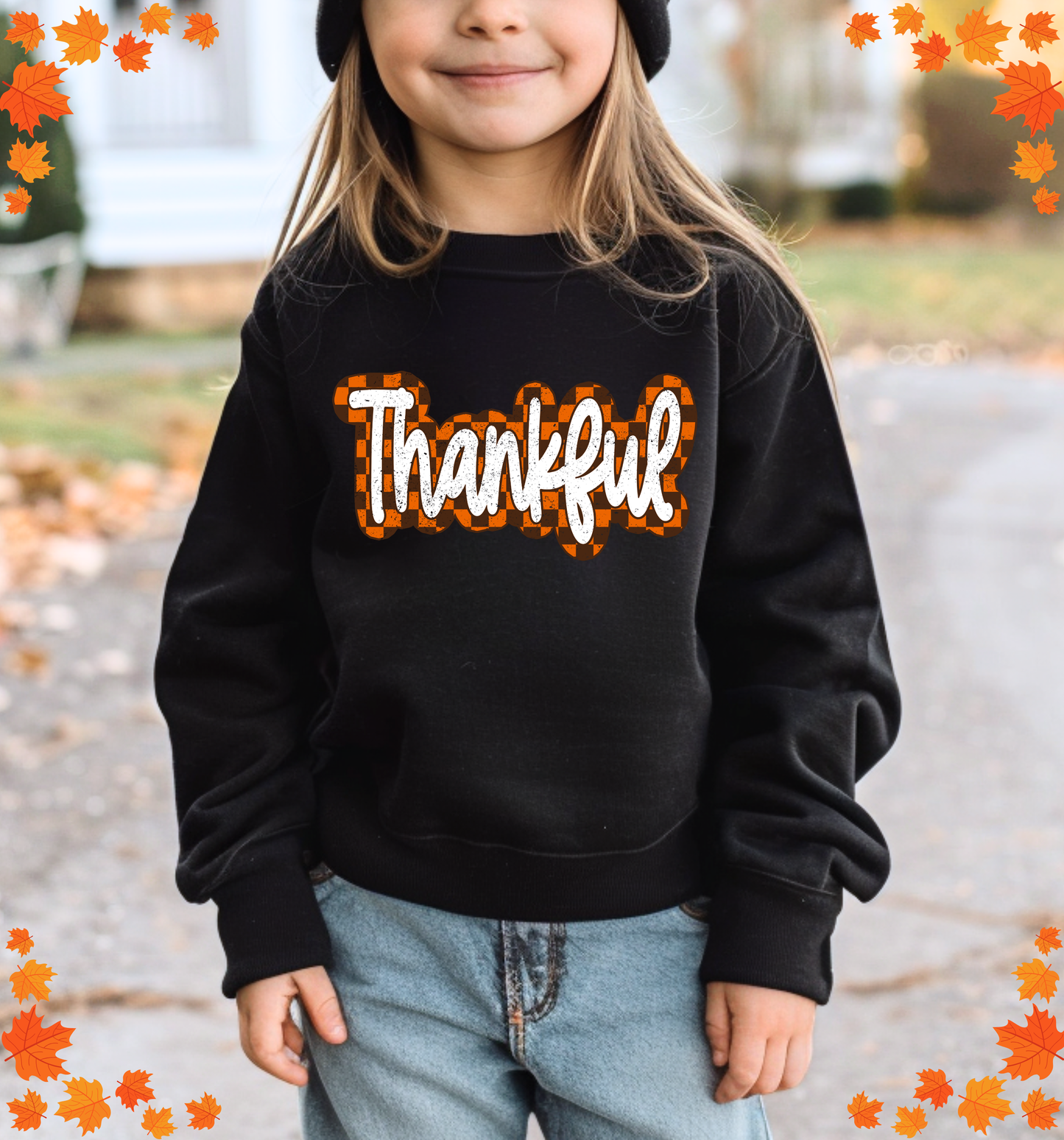 CHECKERED THANKFUL - YOUTH