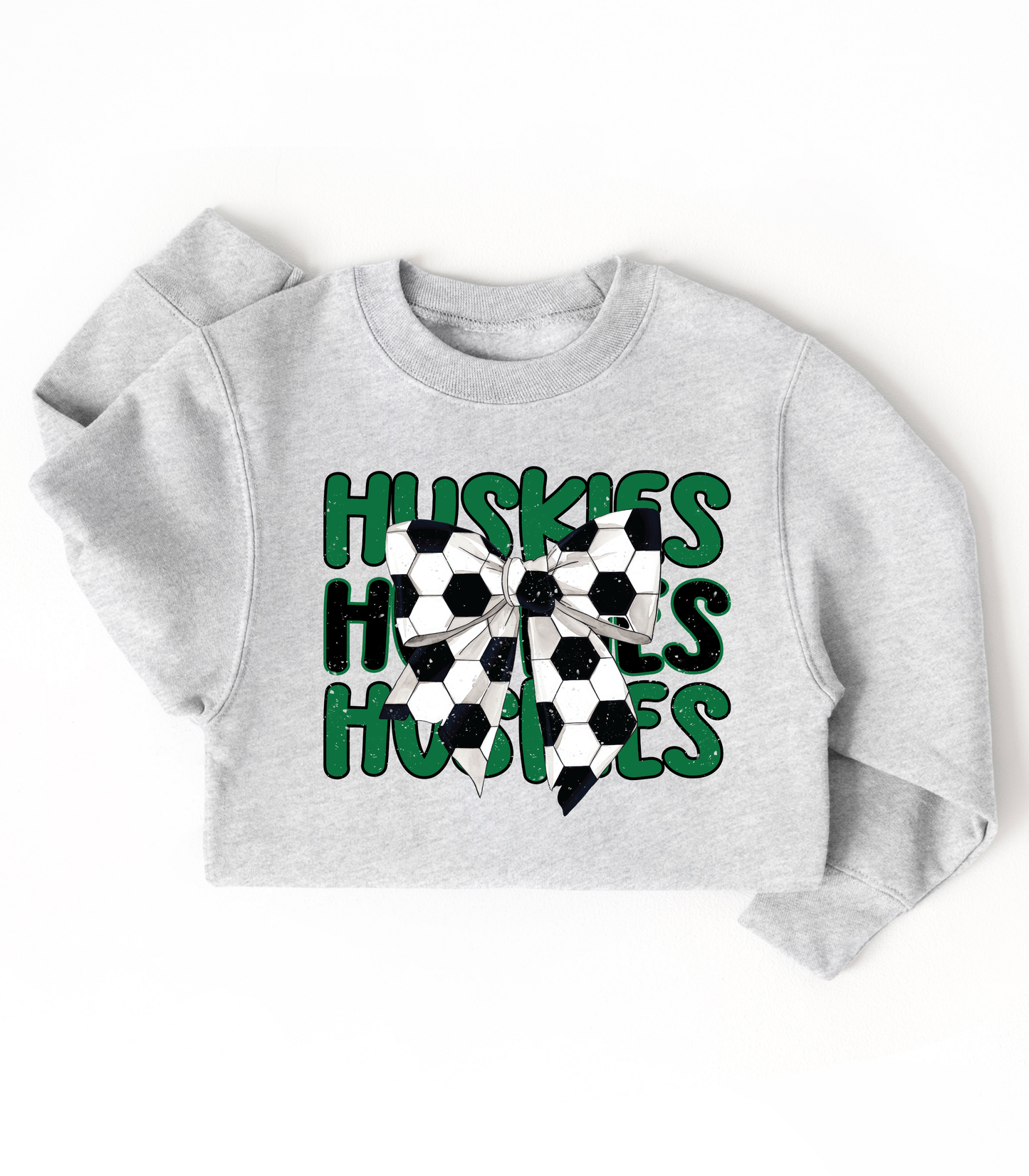CUSTOM STACKED MASCOT SOCCER BOW - TODDLER/YOUTH