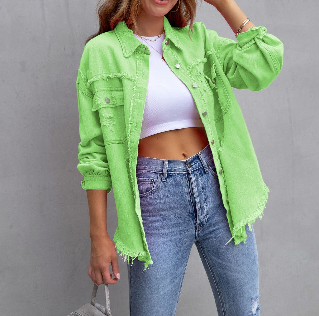 PREORDER - THE JENNY DISTRESSED JACKET