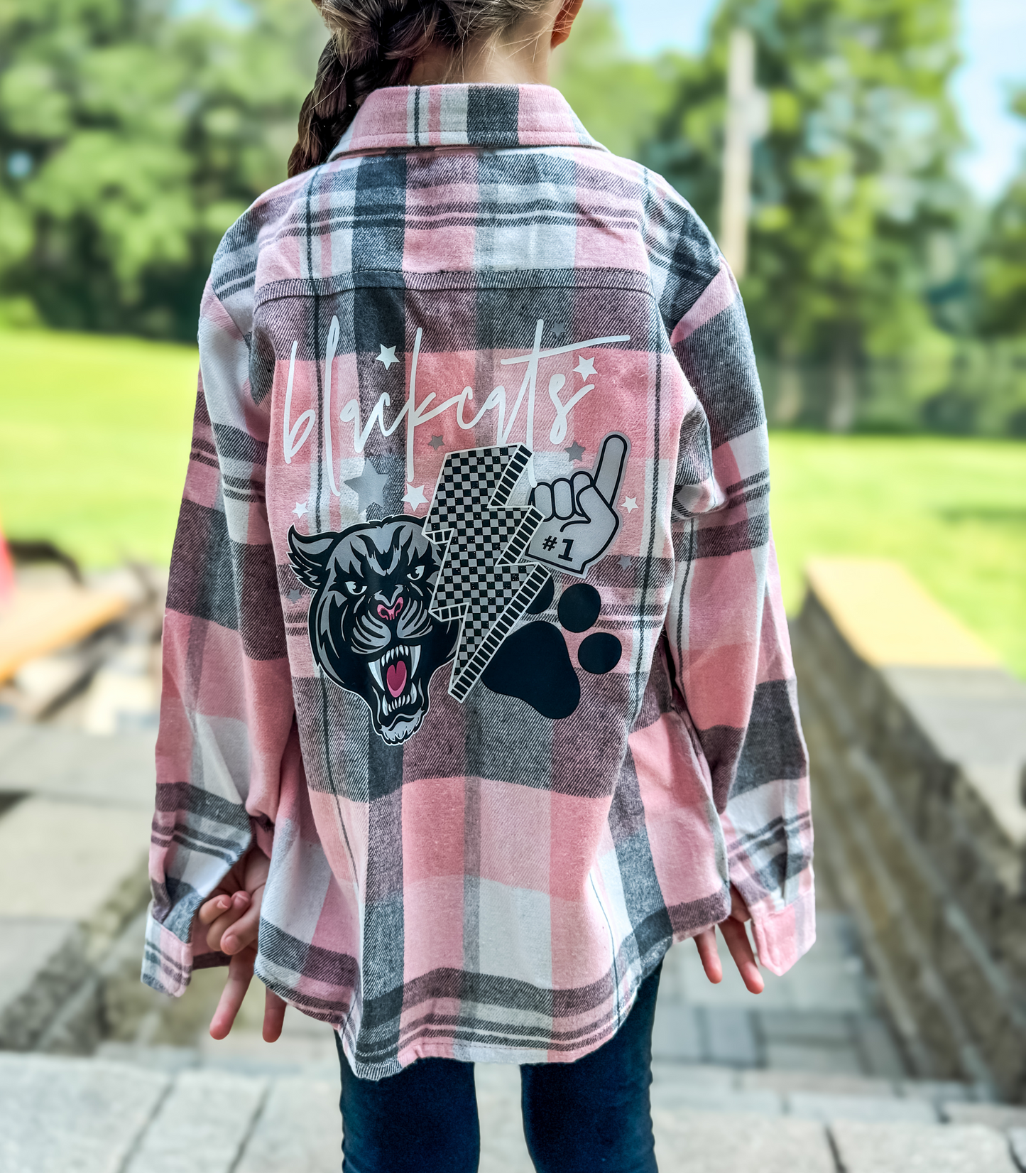 CUSTOM KIDS MASCOT FLANNEL