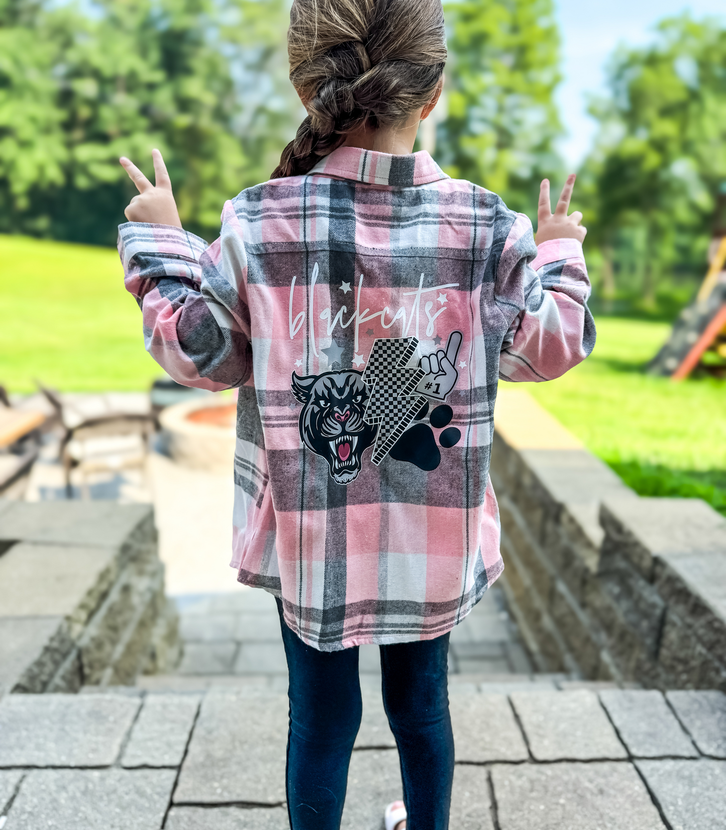 CUSTOM KIDS MASCOT FLANNEL