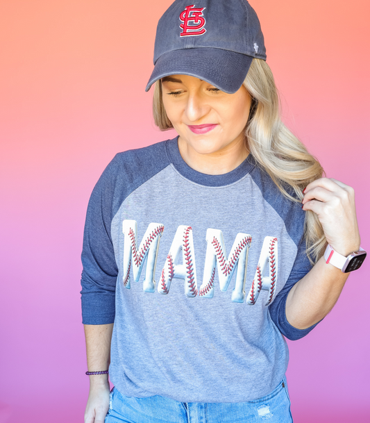 MAMA BASEBALL TEE OPTIONS