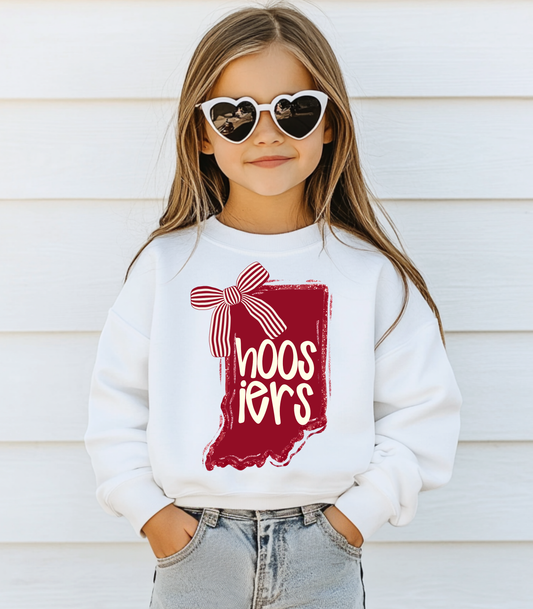 HOOSIER STATE BOW - YOUTH SWEATSHIRT + TEES